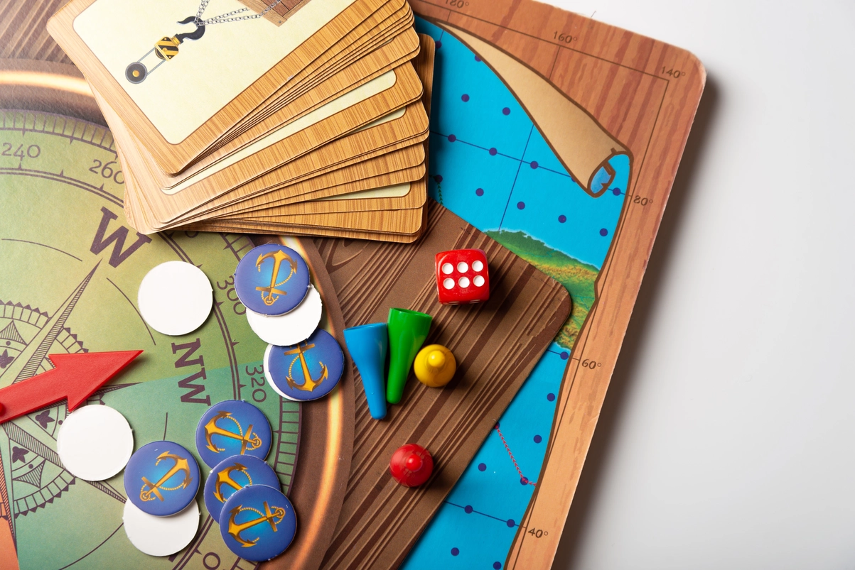 board games with dice with numbers